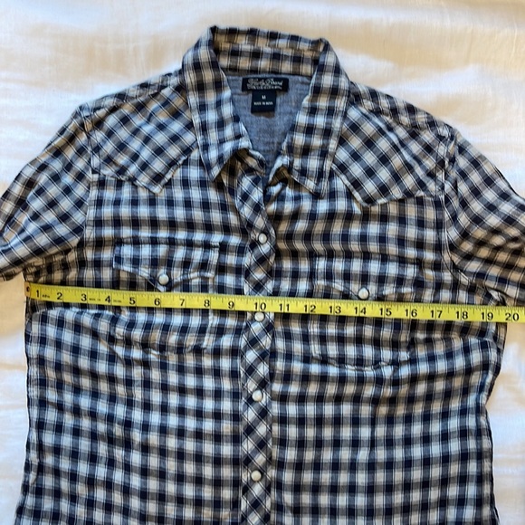 Lucky Brand Long Sleeve Pearl Snap Plaid Shirt - Picture 8 of 10